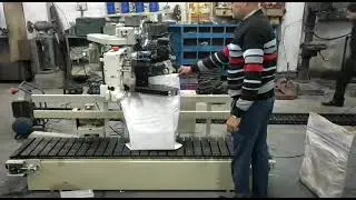 Conveyor bagcloser #bagcloser #stitching #packaging #automation #packing #machine 
