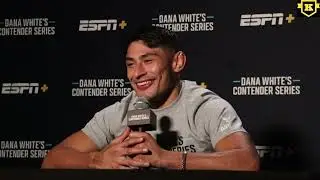 Christopher Alvidrez Dana White&rsquo;s Contender Series Contract Interview | Season 9, Episode 8