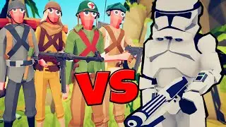 Clone Trooper Army VS Every WW2 ARMY! - TABS: Totally Accurate Battle Simulator Best mods