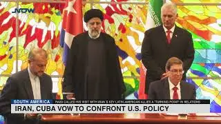 Iran, Cuba vow to confront US 'aggressive imperial policy'