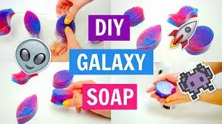 DIY - How to make GALAXY SOAP ! Very easy ! | LifeAsNastia