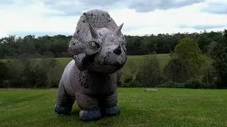 Inflatable Triceratops Costume