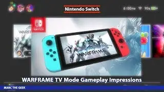 Nintendo Switch Warframe TV Mode Gameplay Impressions
