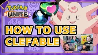 Clefable Guide Pokemon Unite! WITH CrisHeroes, Phil, Spragels and BruvHD GAMEPLAY ANALYSIS