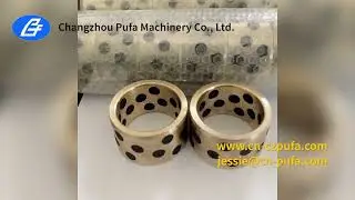 Graphite bronze bushing, oil lubrication bronze bushing