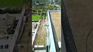 This multi-building project features all new green roofing systems, designed to reduce heat, improve