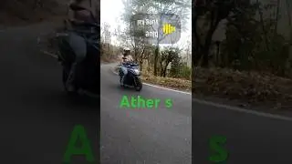 Ather 450 S ride on hilly road 💕 😘#ather_electric_scooter #ather450s #ather