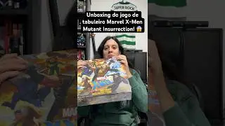 Unboxing do jogo de tabuleiro Marvel X-Men Mutant Insurrection! 😱 #marvel #xmen #boardgames #geek