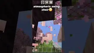 How I Build a atmospheric swing chair #minecraft #minecraftshorts #viral #trending #minecraftbuild