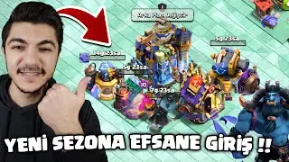 HESAP BİTTİ !! YENİ SEZONA EFSANE GİRİŞ !! - Clash Of Clans