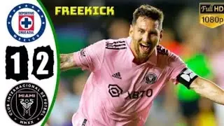 Messi goal🔥 inter Miami vs Cruz Azul highlights 2023 HD #messi #trending