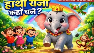 हाथी राजा कहां चले सॉन्ग हाथी राजा कहां चले कार्टूनrhymes