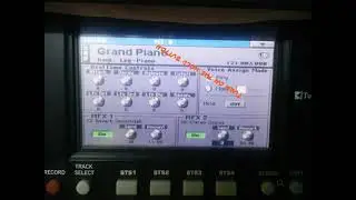 How to sustain KORG PA300 without pedal