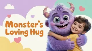 The Little Monster Who Loved Hugs | Heartwarming Kids Story | Flipbook Animation