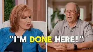 Chevy Chase STORMS OFF The View After Heated Clash With Joy Behar.