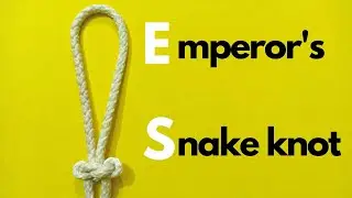 How to tie Emperor's snake knot | Try knot and craft
