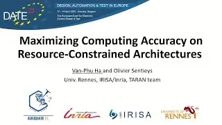 Maximizing computing accuracy on resource-constrained architectures, DATE conference 2023