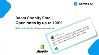 Boost Your Email Open Rate! Create Personalized, On-Brand Campaign Messages in SECONDS- Konvas AI!