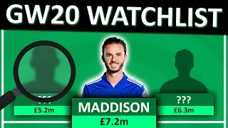 FPL GW20 WATCHLIST PLAYERS TO WATCH | Fantasy Premier League 2020/21 Gameweek 20 Transfers