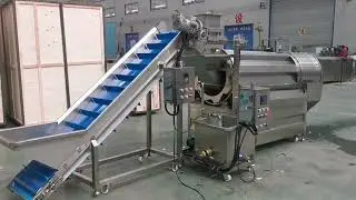 Continuous Seasoning Machine With Liquid Spray Device Automatic Flavoring Machine
