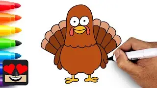 How To Draw a Turkey for Beginners