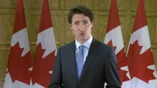 Justin Trudeau congratulates the McMichael Gallery on 50 years