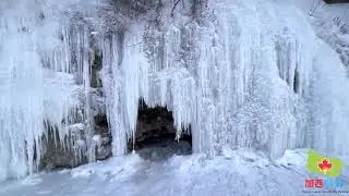 Icicle & Ice cave 冰挂与冰洞穴 - Maple Views Media 加西视界