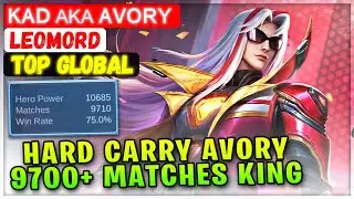 Hard Carry Avory 9700+ Matches Leomord [ Top 1 Global Leomord ] ᴋᴀᴅ AKA ᴀᴠᴏʀʏ - Mobile Legends Build