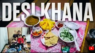 Night Dinner Vlog  | Ghar Ka Desi Khana 😎 Food Vlog