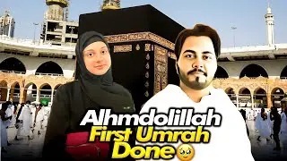 Alhamdulillah First Umrah Complete 🕋 || Moon Vlogs