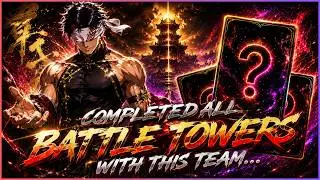 I can beat all battle towers with this team formation! (darkness tower) - anime card clash