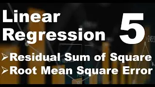 Residual sum of squares with Python | Root Mean Squared Error with Python - P5