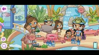  Avatar world Roleplay of a day at the resort!!