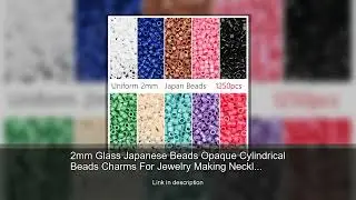 2mm Glass Japanese Beads Opaque Cylindrical Beads Charms For Jewelry Making Necklace Bracelet D