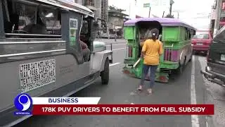 178K PUV drivers to benefit from P1-B fuel subsidy