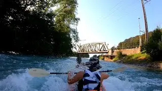 ***LINTH Ziegelbr&uuml;cke*** Stromschnelle Kajak Kanu Rafting
