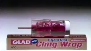 1989 Glad Premium Cling Wrap TV Commercial