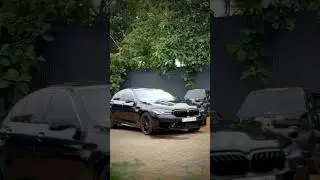 Black BMW 520D