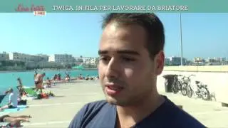 La7 - In fila per lavorare al Twiga di Briatore nel Salento - L'Aria d'Estate