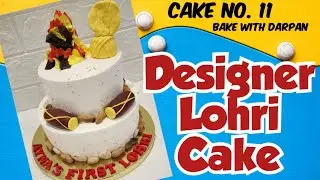 FREE Baking Masterclass|| Lohri 2026 Special Designer Cake||Step-by-Step Cake Decorating||