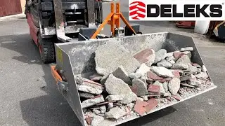 DELEKS&reg; Ковши с механическим опрокидыванием на вилы погрузчика