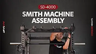 AmStaff Fitness SD-4000 Assembly Timelapse &ndash; All-in-One Strength Machine Setup