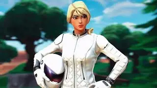 WHITEOUT SKIN GAMEPLAY| FORTNITE BATTLE ROYALE (WITHOUT HELMET)