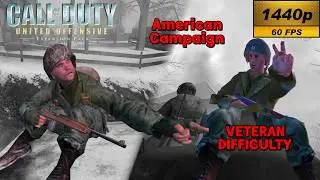 CoD United Offensive (2004): Walkthrough - Veteran - Part 1 - American Campaign (PC)