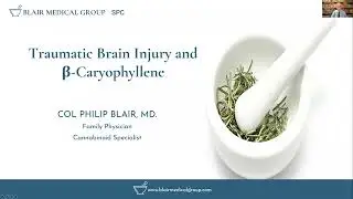 Traumatic Brain Injury, CTE and Beta caryophyllene
