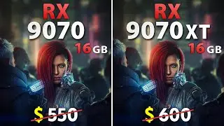RX 9070 vs RX 9070 XT - Test in 12 Games | 1440p