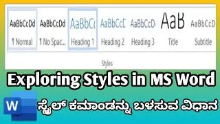 Enhance Your Document Design: Exploring Styles in MS Word
