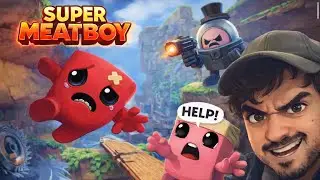 Helping meat boy save his girlfriend | Super meat boy gameplay || day 1 of 100 days challenge