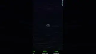 flying at night is a vibe