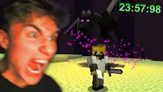 How I Became A MINECRAFT SPEEDRUNNER! and failed..